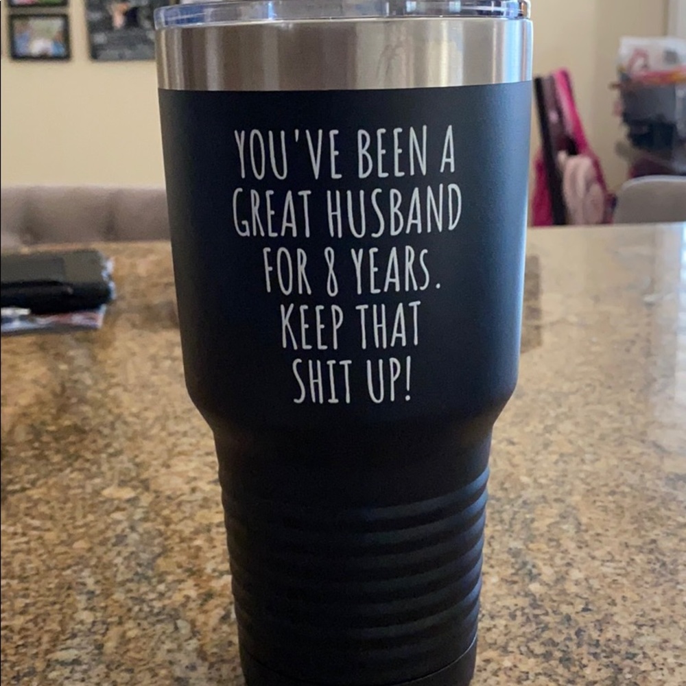NWT 8 year Anniversary Mug. Brand new in box